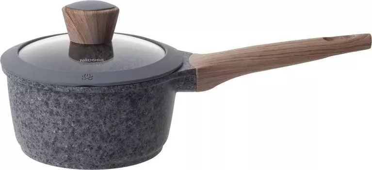 Ковш Nadoba Mineralica с антипригарным покрытием с крышкой 1.4л 16см