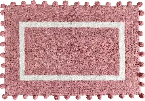 Коврик для ванной Arya Pompom Сухая роза 60*90см