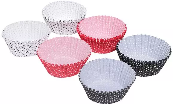 Корзинка кондитерская Dosh Home Vela Горошек 6см 75шт