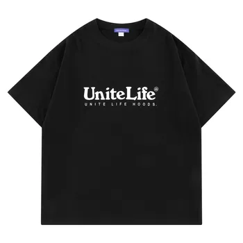 Футболка унисекс Unite Life HOODS, Темно коричневый