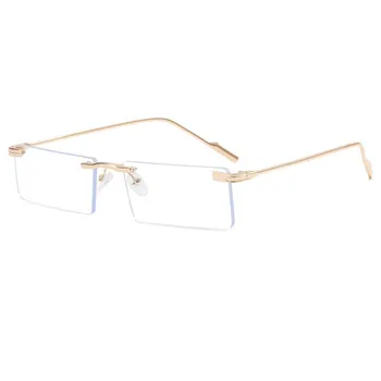 Квадратные безрамные солнцезащитные очки женские Wind Street Shooting Trendy Sunglasses Персонализированные маленькие очки