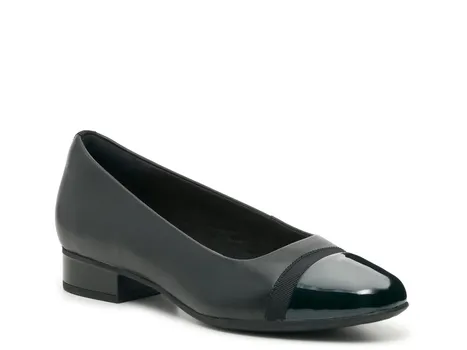 Балетки Juliet Monte Flat Clarks, черный