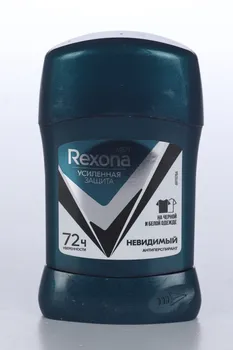 Антиперспирант-шарик REXONA MEN невидимый на черной/белой одежде 72 ч, 50 мл