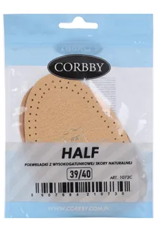 Полустельки Corbby Half латекс перфорир основа натур кожа р 39-40