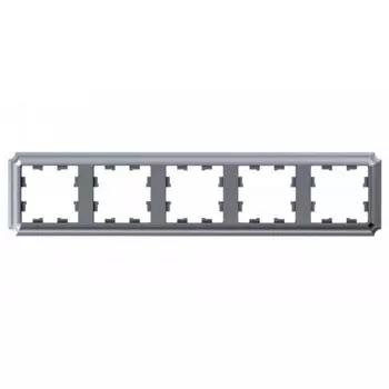 Рамка Systeme Electric AtlasDesign Antique пятиместная алюминий (ATN100305)