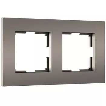 Рамка Werkel Slab двухместная бронза матовая (a062812)