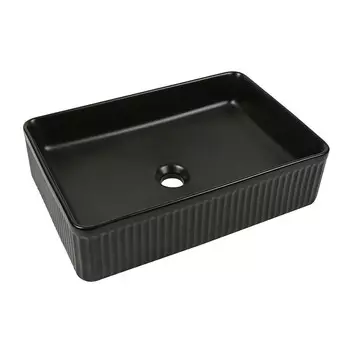 Раковина Corsa Deco Lines 50 см накладная черная (ABLVX50RB)