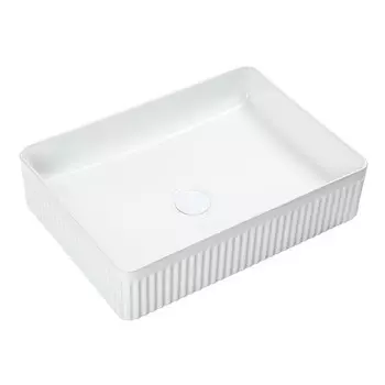 Раковина Corsa Deco Lines 50 см накладная белая (ABLVX50R)