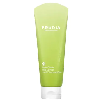 Очищающая пенка-скраб для контроля пор Green Grape Pore Control, 4,9 жидких унций (145 мл) Frudia