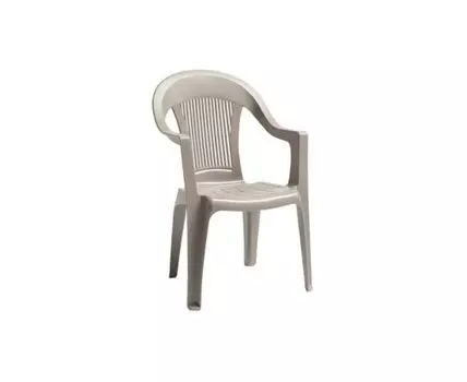 Кресло пластиковое Elegant Scratchproof Monobloc (светло-серый, 58)