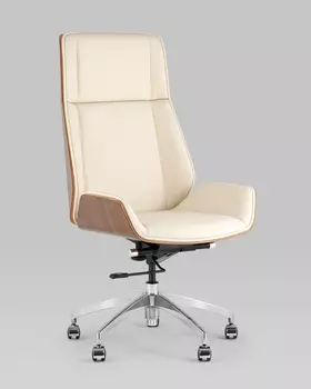 Кресло руководителя TopChairs Crown SN бежевый