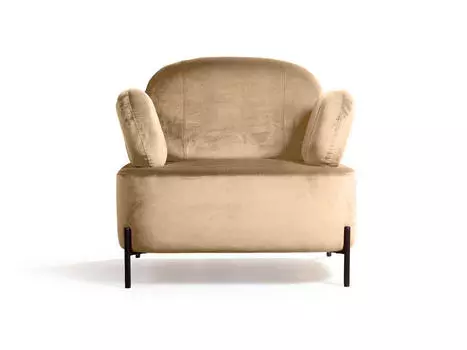 Кресло с металлическими опорами Dream