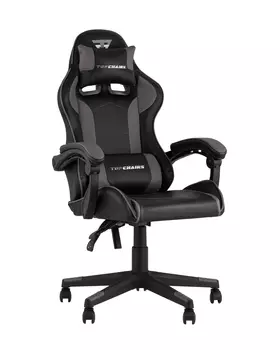 Кресло спортивное TopChairs Shadow черно-серый