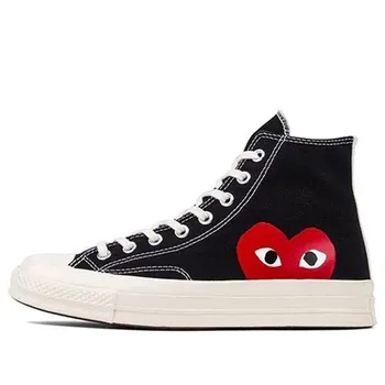 Кроссовки x comme des garcons play chuck 70 hi 'black red' Converse, черный