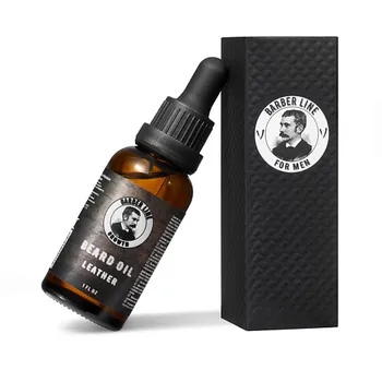 BARBER LINE FOR MEN Масло для бороды Leather