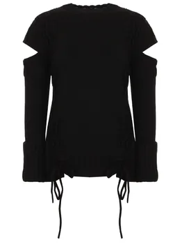 Джемпер шерстяной с декором ALEXANDER MCQUEEN