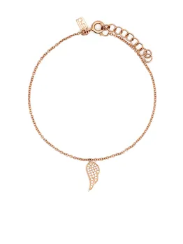 Браслет Angel Wing из розового золота с бриллиантами Ef Collection, розовый