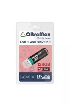 Флешка 128Gb USB 2.0 OltraMax 230, черный (OM-128GB-230-Black)
