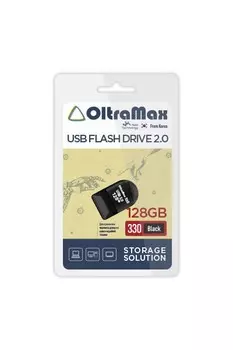 Флешка 128Gb USB 2.0 OltraMax 330 , черный ( OM-128GB-330-Black)