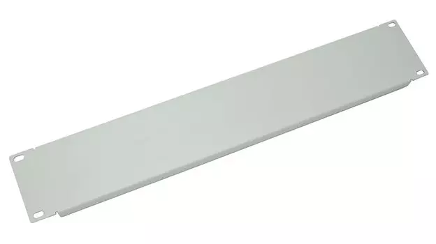 Фальшпанель Cabeus SH-J019-2U, 2U для шкафа 19', серый (SH-J019-2U)