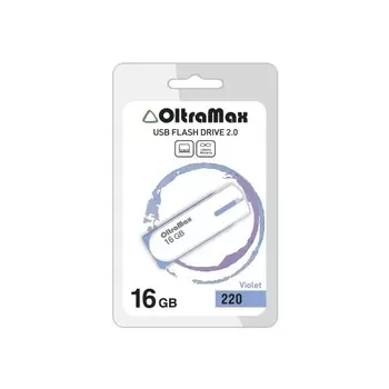 Флешка 16Gb USB 2.0 OltraMax 220, фиолетовый (OM-16GB-220-Violet)