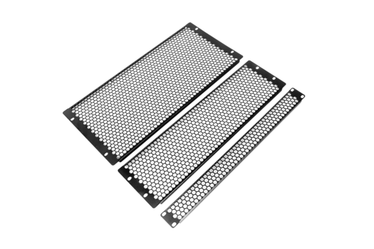 Фальшпанель ЦМО ФП-3.4-9005, 3U для шкафа 19', черный (ФП-3.4-9005)