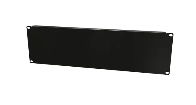 Фальшпанель Hyperline RAL 9005, 3U, черный (BPV-3-RAL9005)