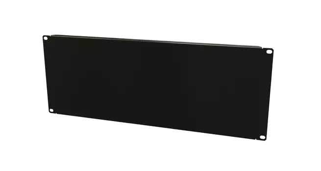 Фальшпанель Hyperline RAL 9005, 4U, черный (BPV-4-RAL9005)