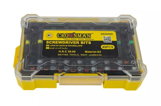Набор бит CROWNMAN 49 шт. , Арт. 0620009