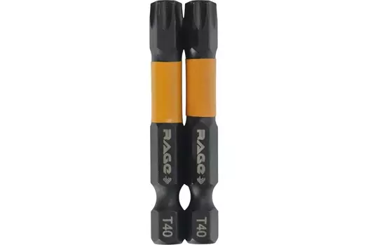 Набор бит торсионных Rage by Vira TORX T40 S2 х 50 мм 2шт