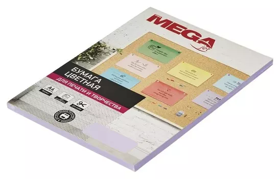 Бумага цветная Promega Jet (А4,80г,фиолетовая пастель) пачка 50л