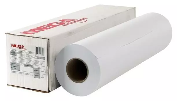 Бумага широкоформатная Promega Engineer 80г 594ммх175м 76мм, бел. 164%cie