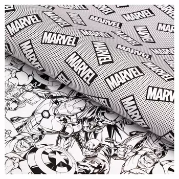 Бумага упаковочная глянцевая двусторонняя Marvel 60x90 см