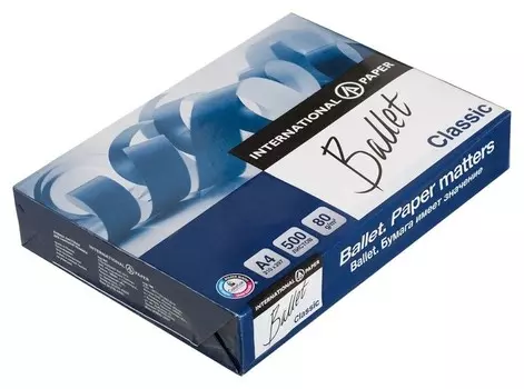 Бумага Ballet Classic (А4, марка В, 80 г/кв.м, 500 л)