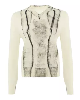 джемпер с принтом MM6 Maison Margiela