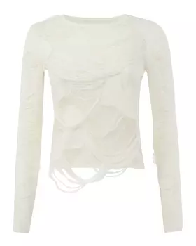 джемпер со спущенными петлями MM6 Maison Margiela