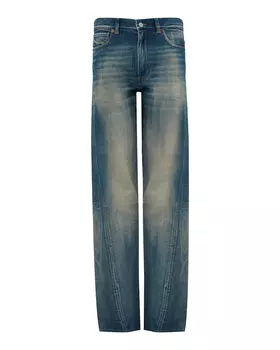 джинсы с состаренным эффектом MM6 Maison Margiela