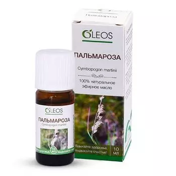 Масло эфирное Oleos (Олеос) пальмароза 10мл