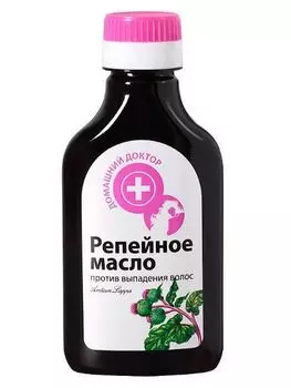 Масло для волос против выпадения волос репейное Домашний Доктор 100мл