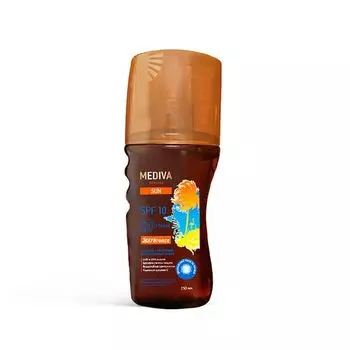 Масло интенсивный загар SPF10 Sexy Bronze Sun Mediva/Медива 150мл