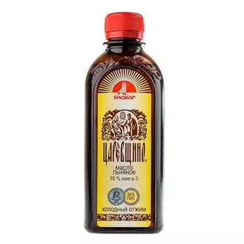 Масло льняное царевщино Биокор 250мл