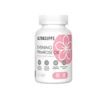 Масло вечерней примулы UltraSupps/Ультрасаппс капсулы 1380мг 60шт