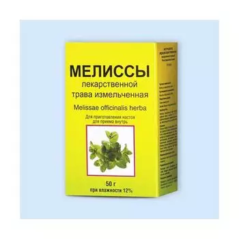 Мелиссы лекарственной трава измельчённая пакет 50г