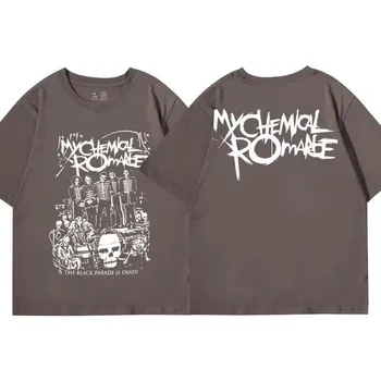 Футболка My Unisex и Women Chemical RoUnisexce Mcr Dead 90s, винтажная черная футболка в стиле панк, эмо, рок-группа, летняя футболка большого размера L