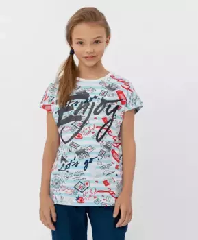 Футболка с коротким рукавом Button Blue (98)