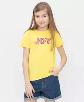 Футболка желтая Button Blue (158)