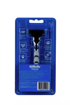 Бритва Gillette Mach3 Turbo 3D Motion технология (ручка+кассета)