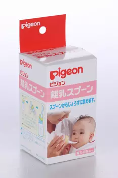 Бутылочка Pigeon с ложечкой д/кормления (с 4 мес), 120 мл