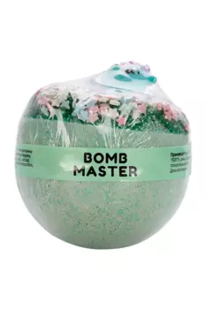 Бомбочка Bomb Master д/ванн ЗОО ассорти бурлящий шар/гейзер с игрушкой светло-зеленый, 210 г