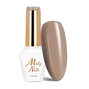 Molly Nails Choco Dreams Hazelnut HEMA/Di-HEMA Free 8 г гибридный лак для ногтей № 352